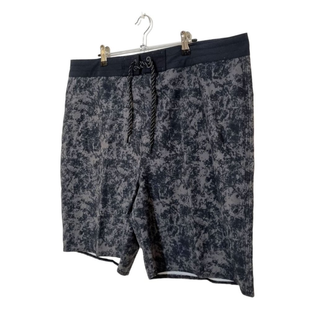 WAVEZONE Mens Grey & Black Performance Board Beach Surf Swim Shorts Size 40 - Picture 2 of 7